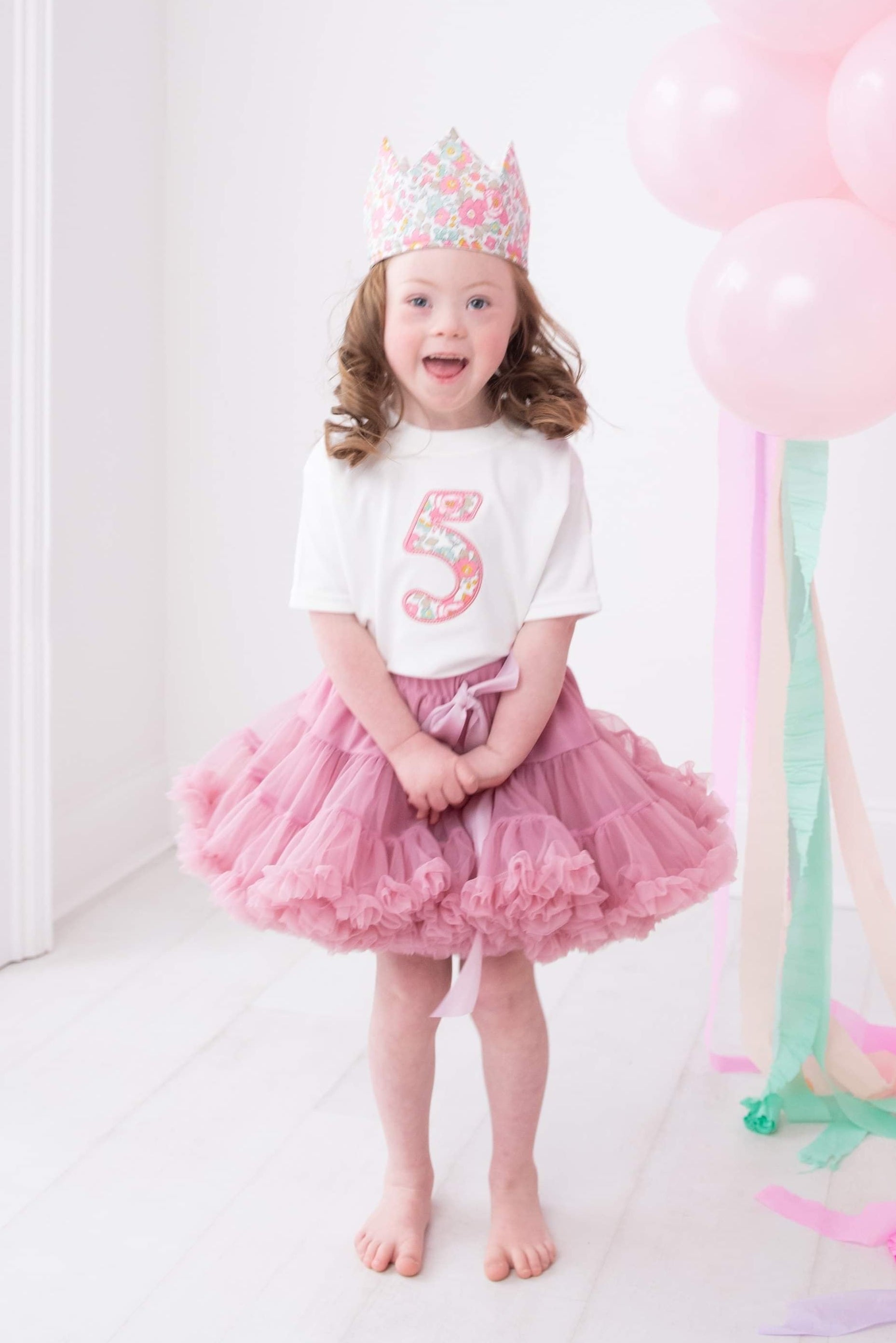Liberty Number Tee - Betsy Pink