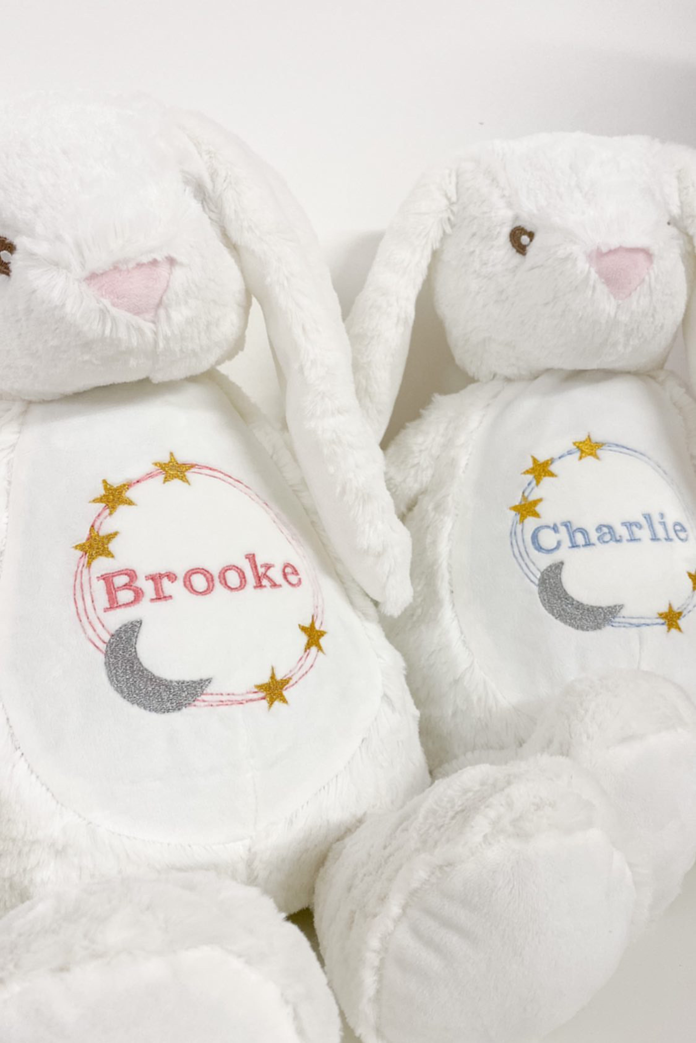 Personalised Bunny - Moon and Stars